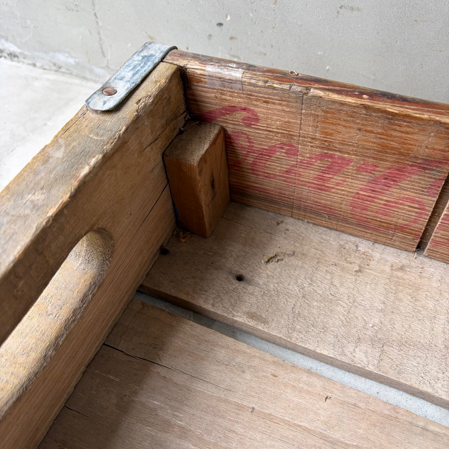 【USA vintage】Coca-Cola Wooden Box