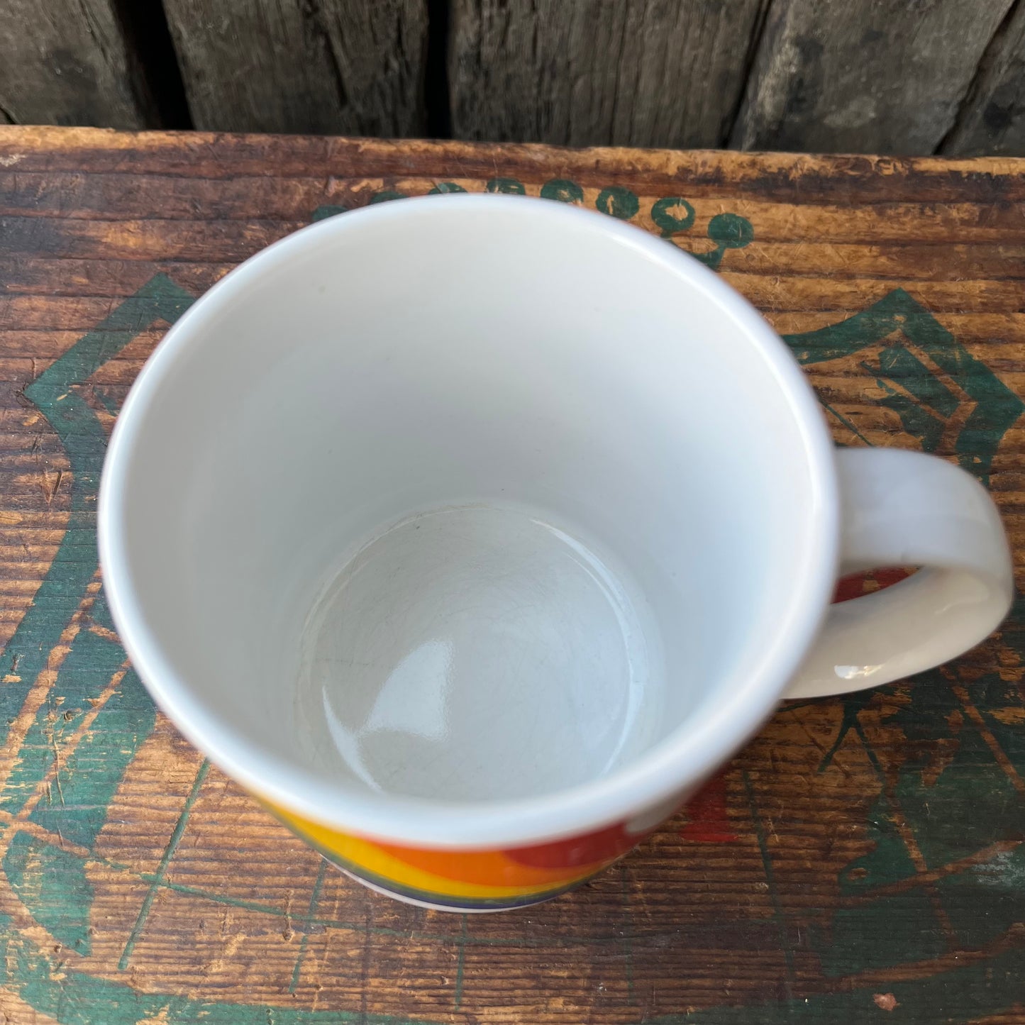 【USA vintage】’84 F.T.D.A. Rainbow Mug