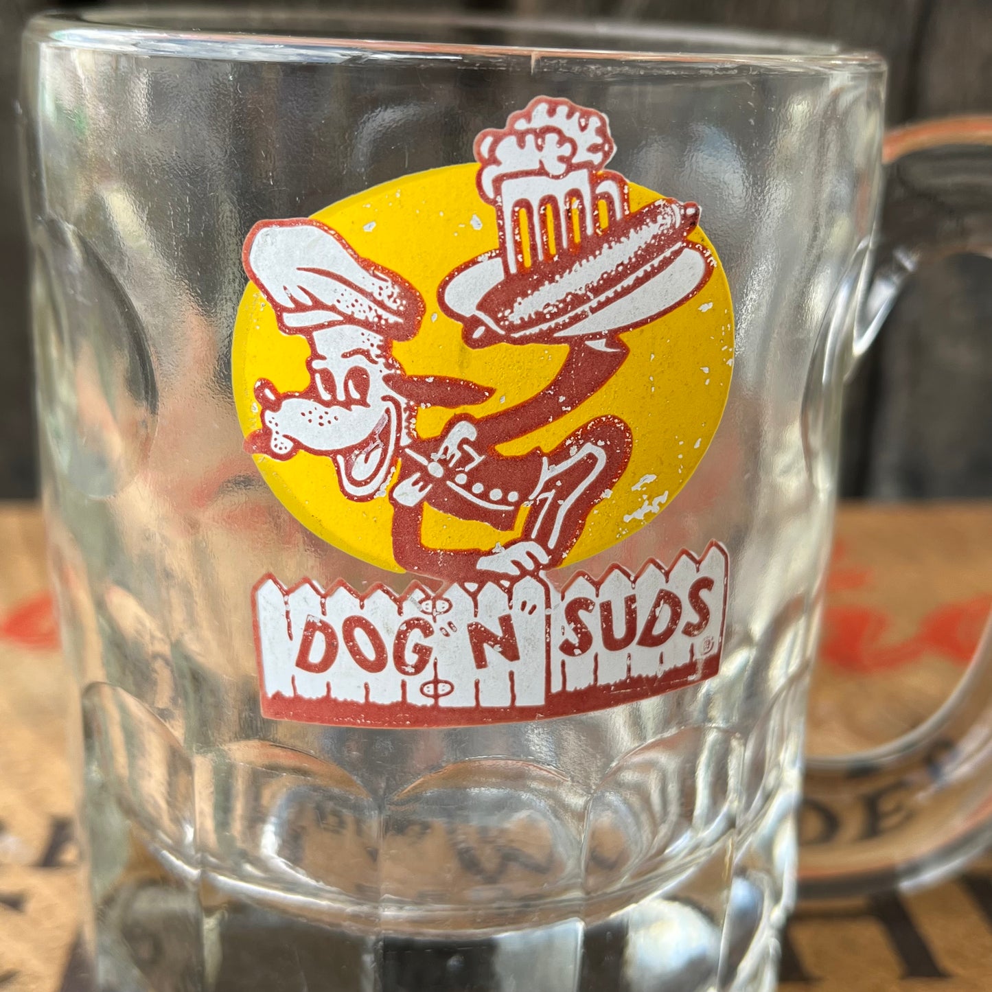 【USA vintage】DOG ’N’ SUDS Beer Mug