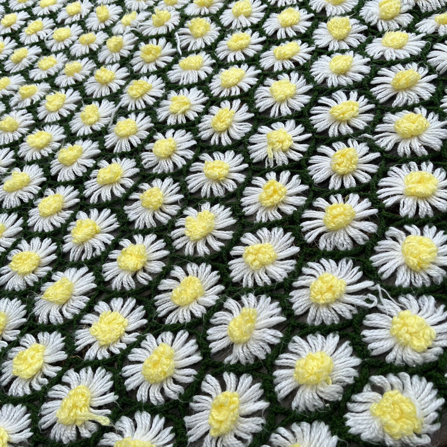 【USA vintage】granny blanket flowers