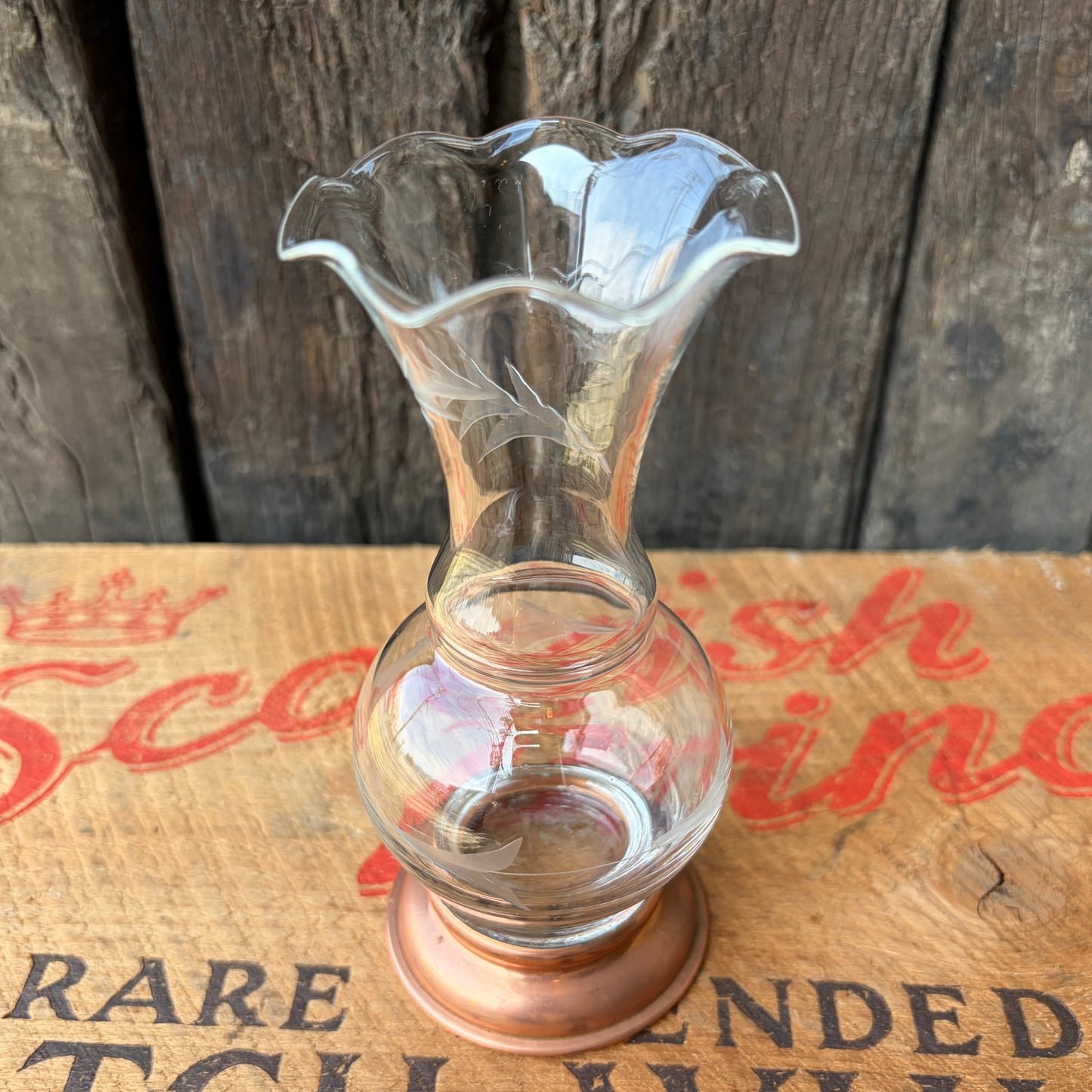 【USA vintage】Princess House Flower Vase
