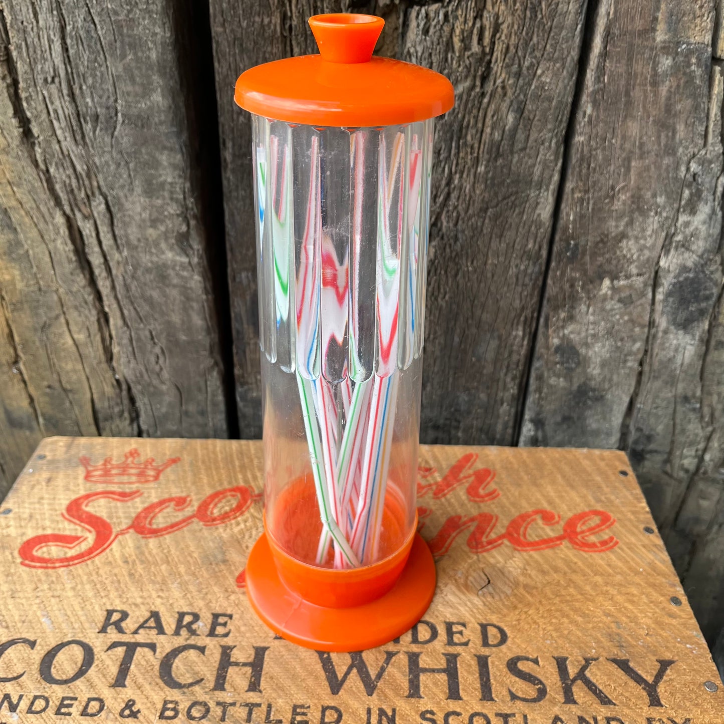 【70s JPN】Capri Straw Dispenser