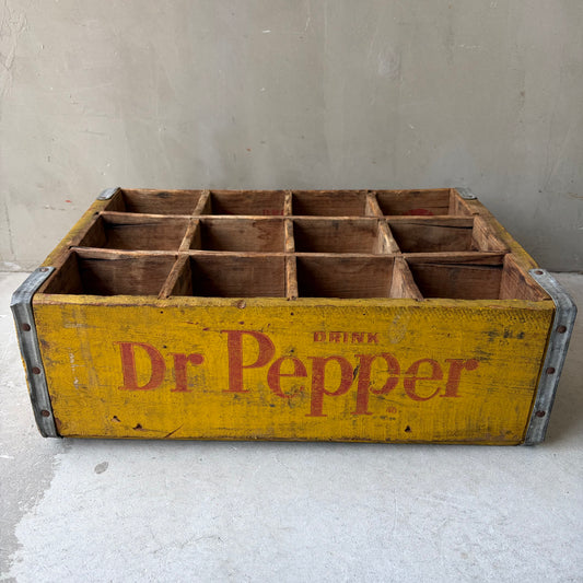 【USA vintage】Dr. Pepper Wooden Crate