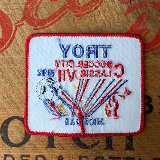 【USA vintage】Troy Soccer City Classic VII Patch