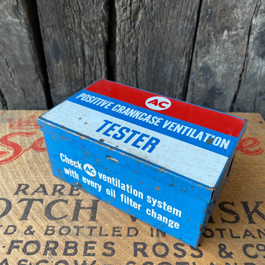 【USA vintage】30s AC POSITIVE CRANKCASE VENTILATION TESTER Toolbox