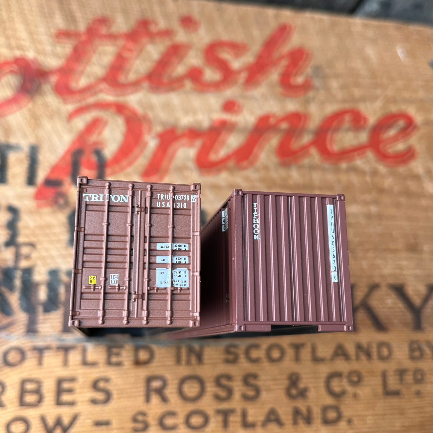 【USA vintage】ATHEARN 5746 40FT CONTAINER TIP HOOK TRITON