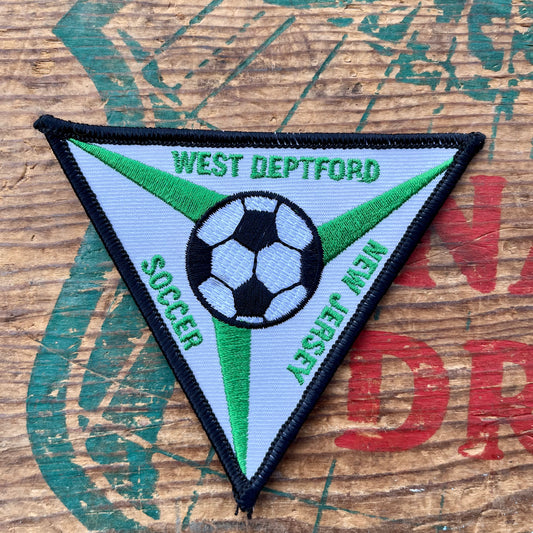 【USA vintage】ワッペン　WEST DEPTFORD NEW JERSEY SOCCER
