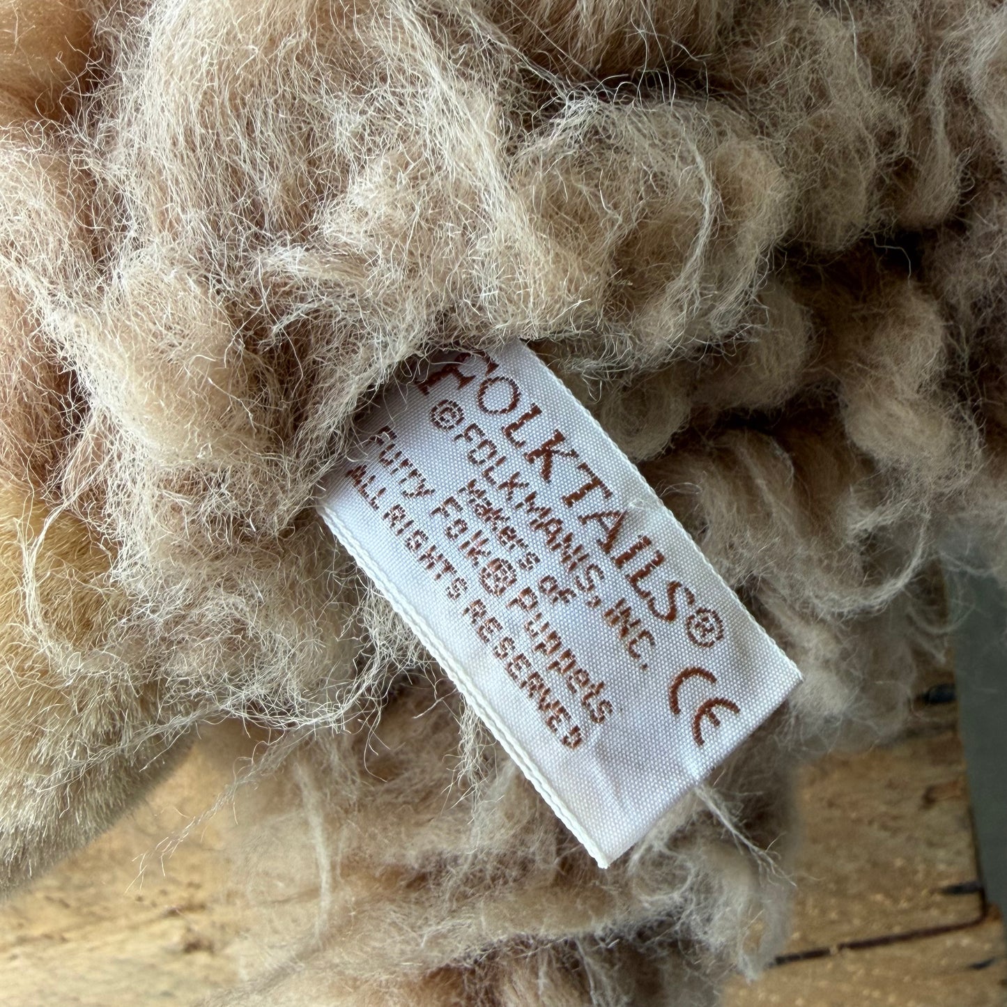 【USA vintage】Folkmanis, Inc. Llama Puppet