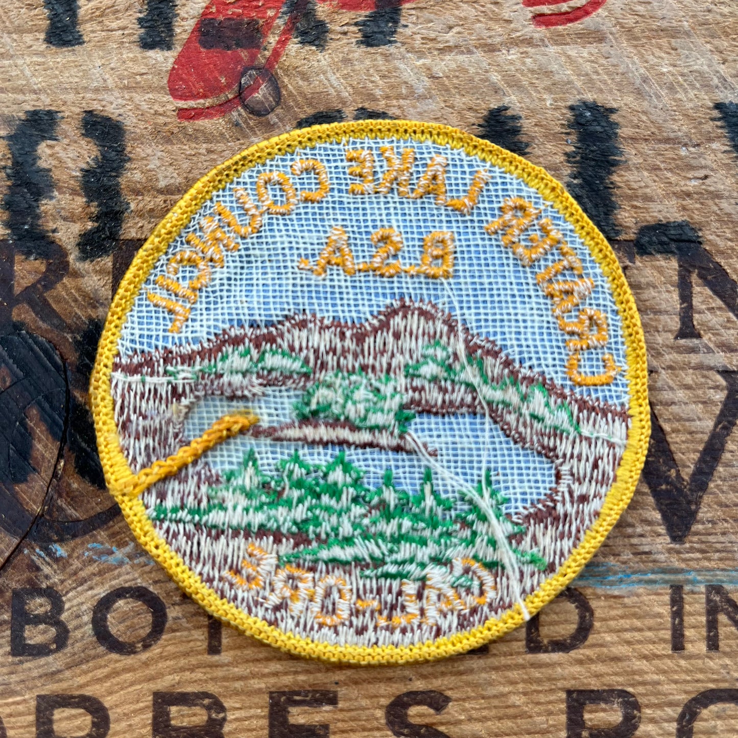 【USA vintage】Boy Scout Patch Crater Lake Council