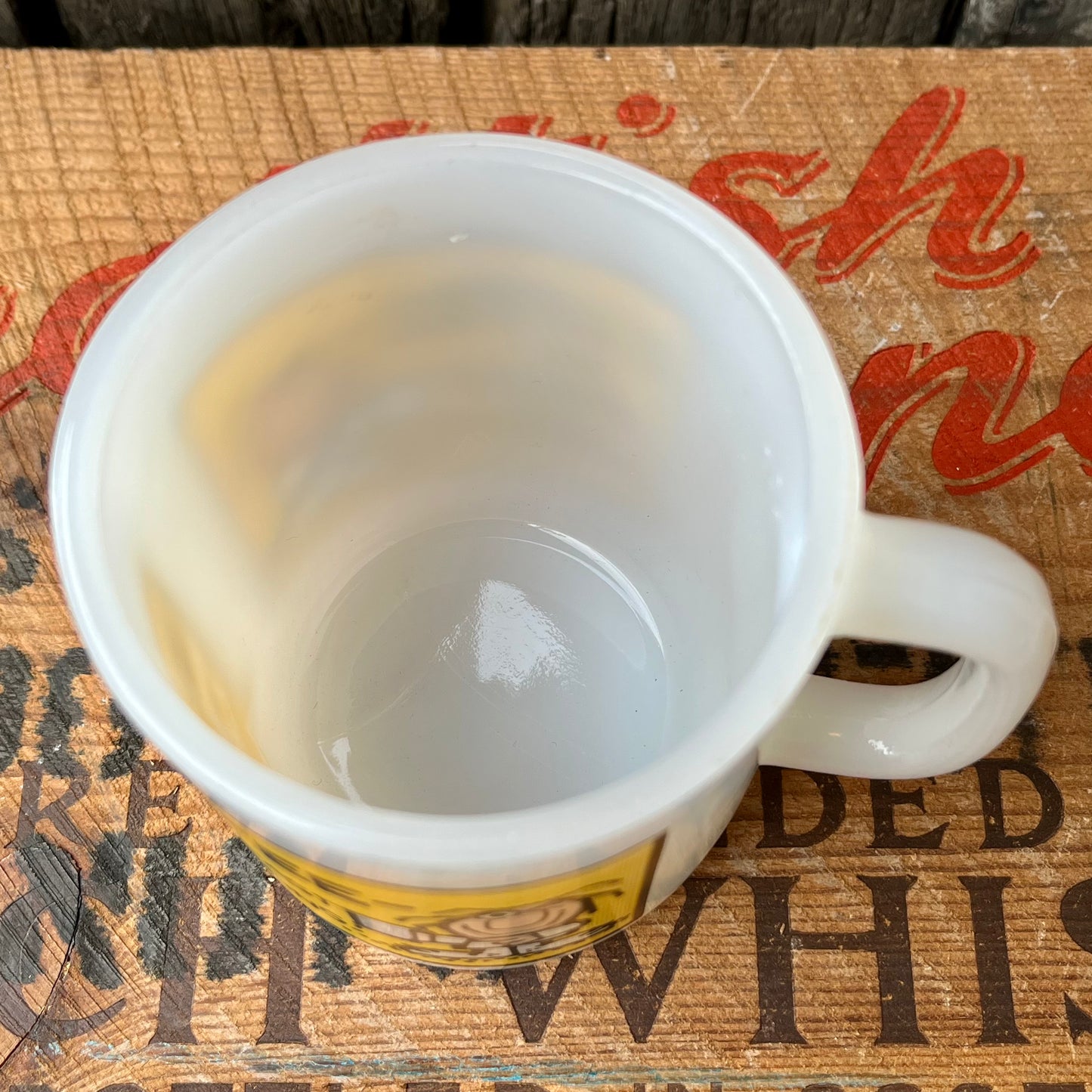 【USA vintage】Glasbake COFFEE - THE BREAKFAST OF CHAMPIONS! Mug Cup