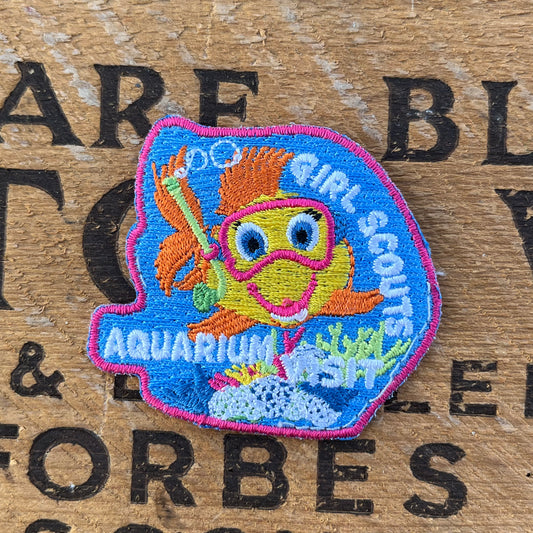 【USA vintage】Girl Scout Aquarium Visit Patch