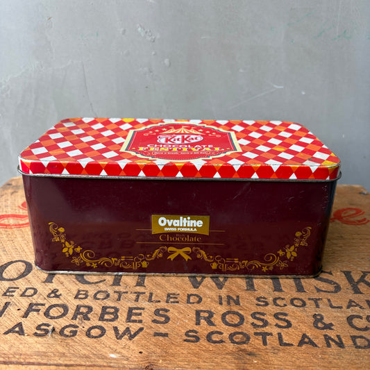 【vintage】Kit-Kat & Ovaltine Tin Can