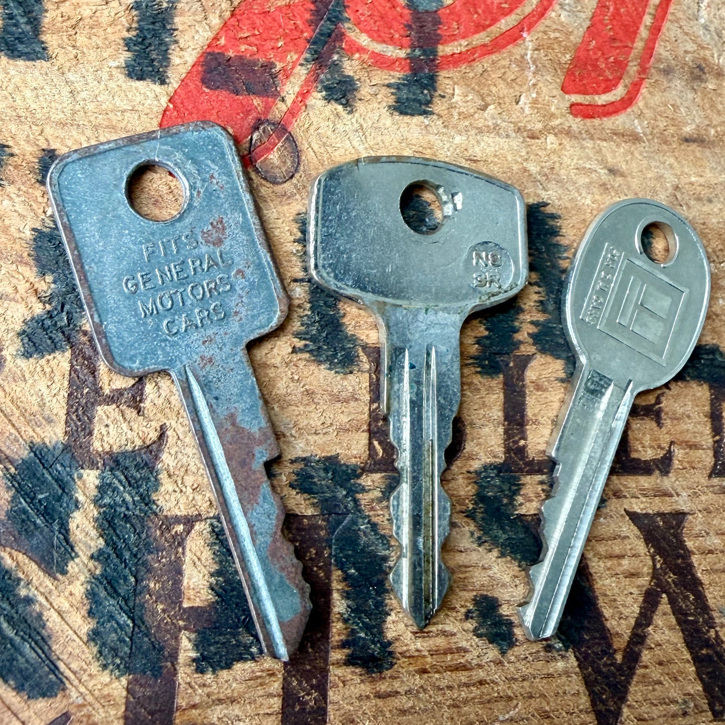 【USA vintage】key set classic cars ②