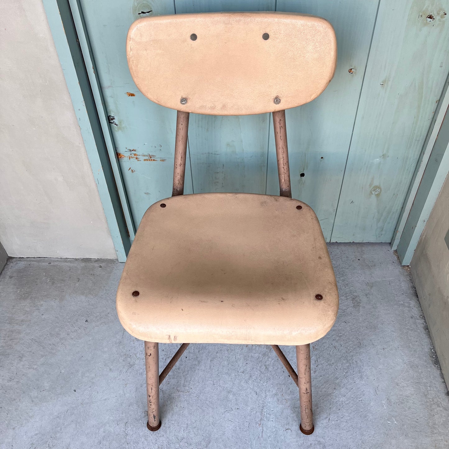 【USA vintage】60-70’s School Chair Ivory