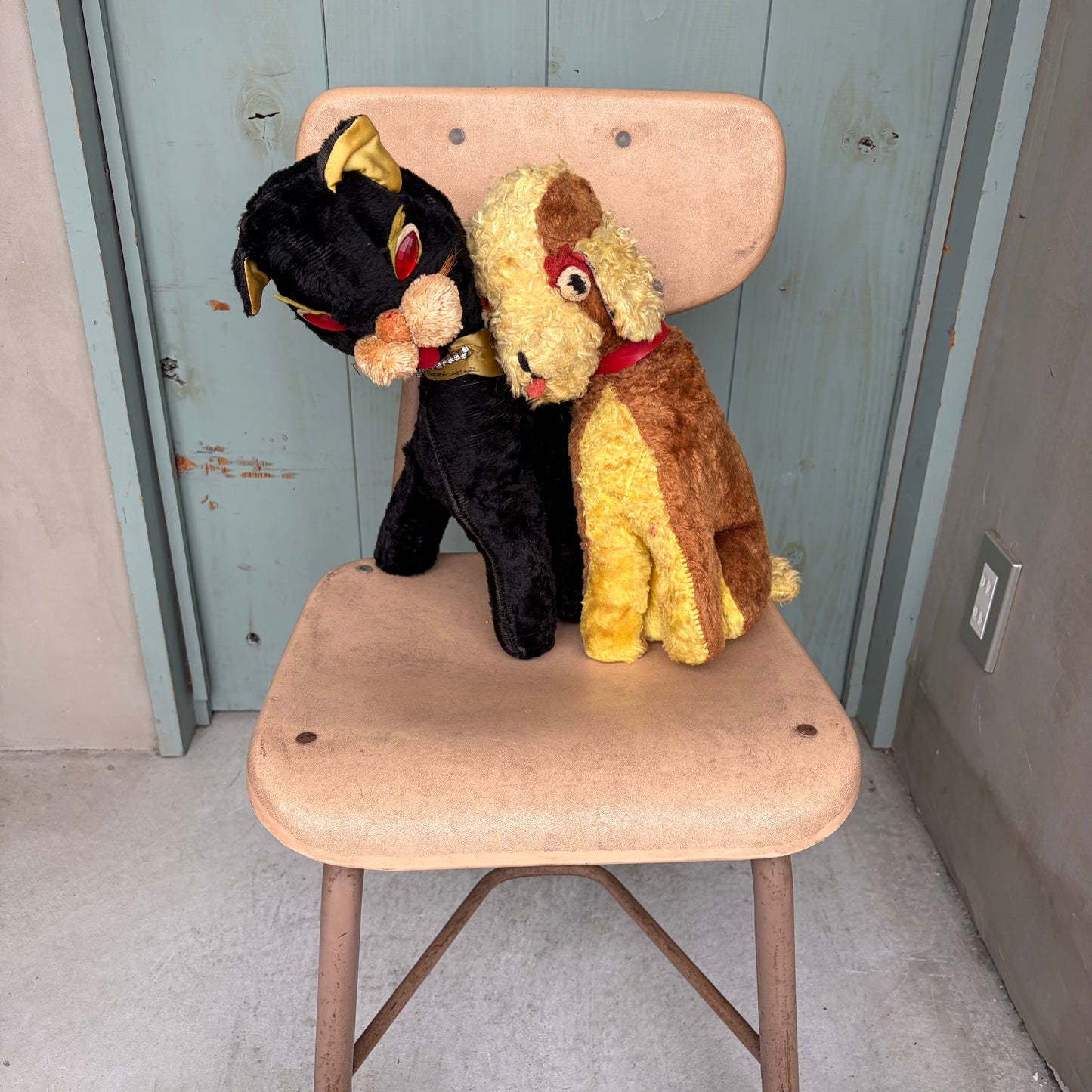 【USA vintage】60-70’s School Chair Ivory
