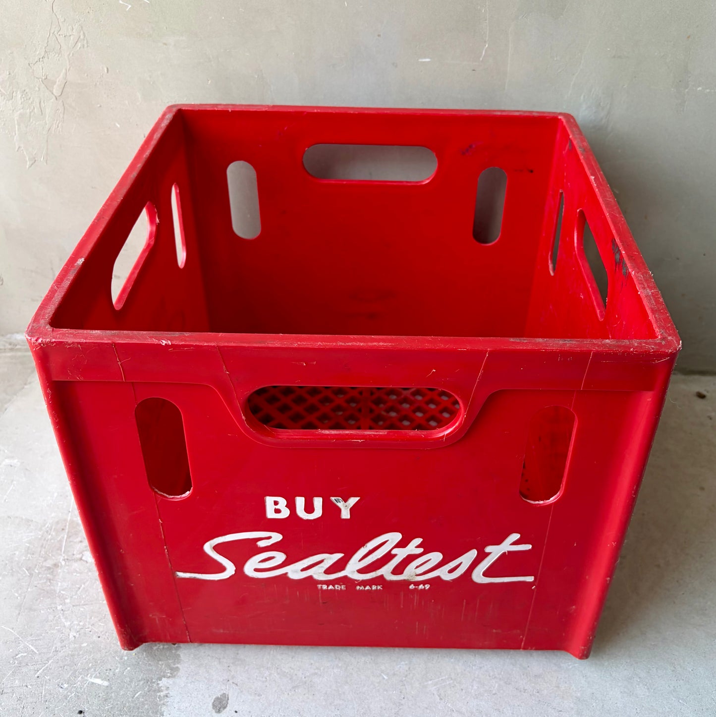 【USA vintage】Sealtest Milk Crate