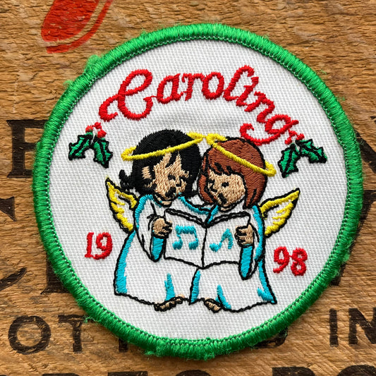 【USA vintage】Girl Scout Patch Caroling 1998