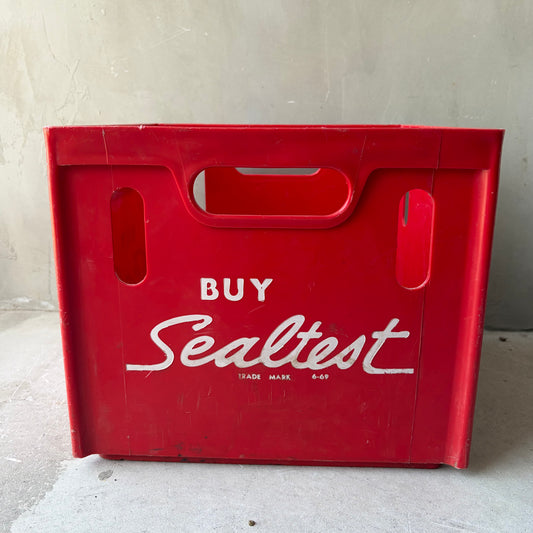 【USA vintage】Sealtest Milk Crate