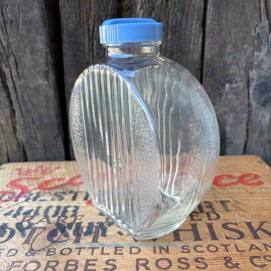 【USA vintage】Flat Glass Bottle