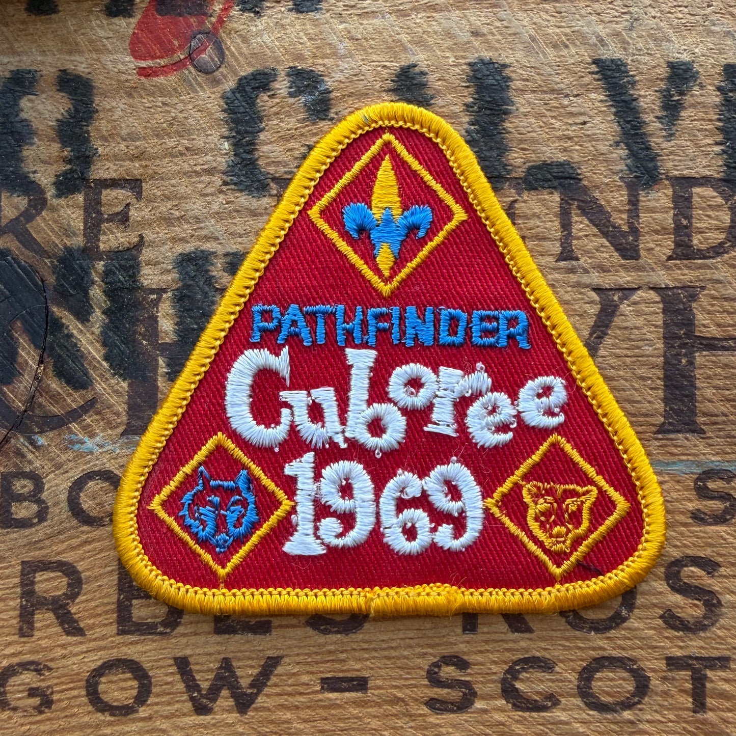 【USA vintage】Boy Scout Pathfinder Cuboree 1969 Patch
