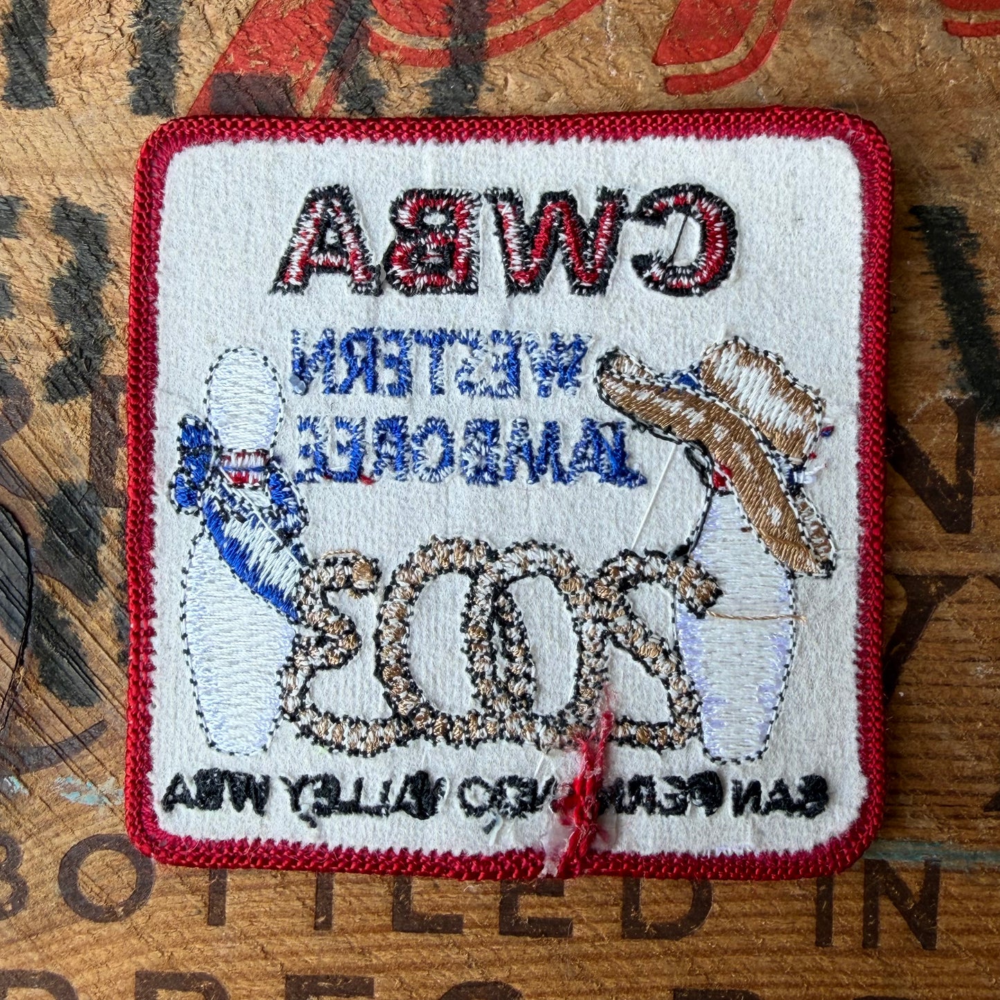 【USA vintage】CWBA WESTERN JAMBOREE Patch