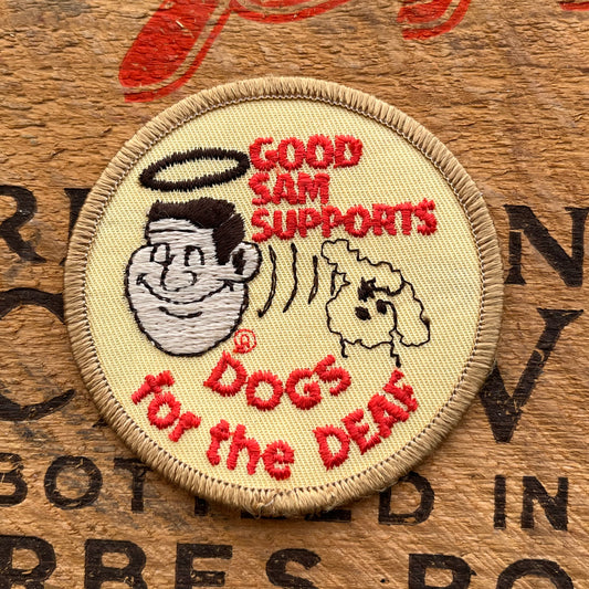 【USA vintage】GOOD SAM CLUB Patch Dogs for the Deaf