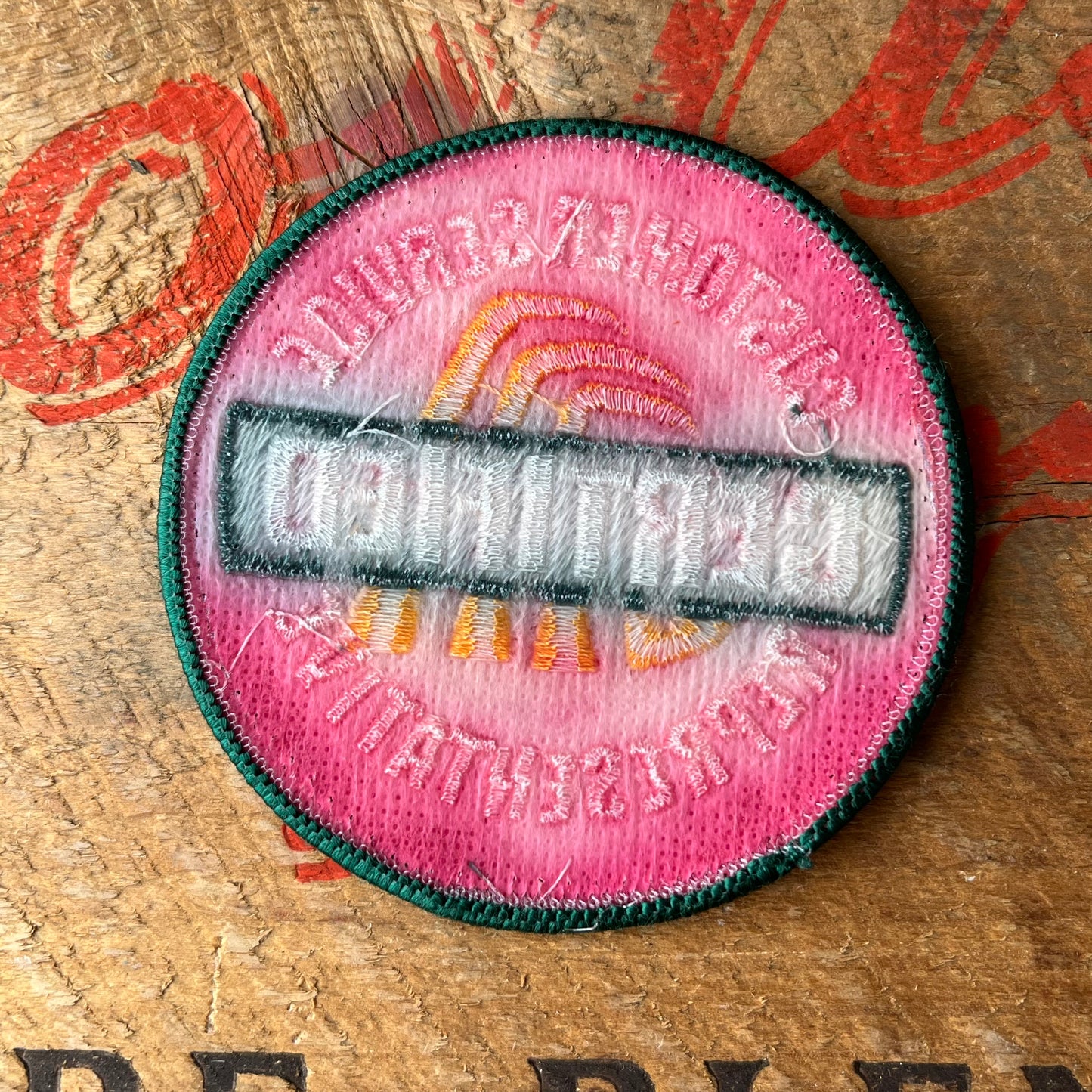 【USA vintage】Customer Service Certified Patch