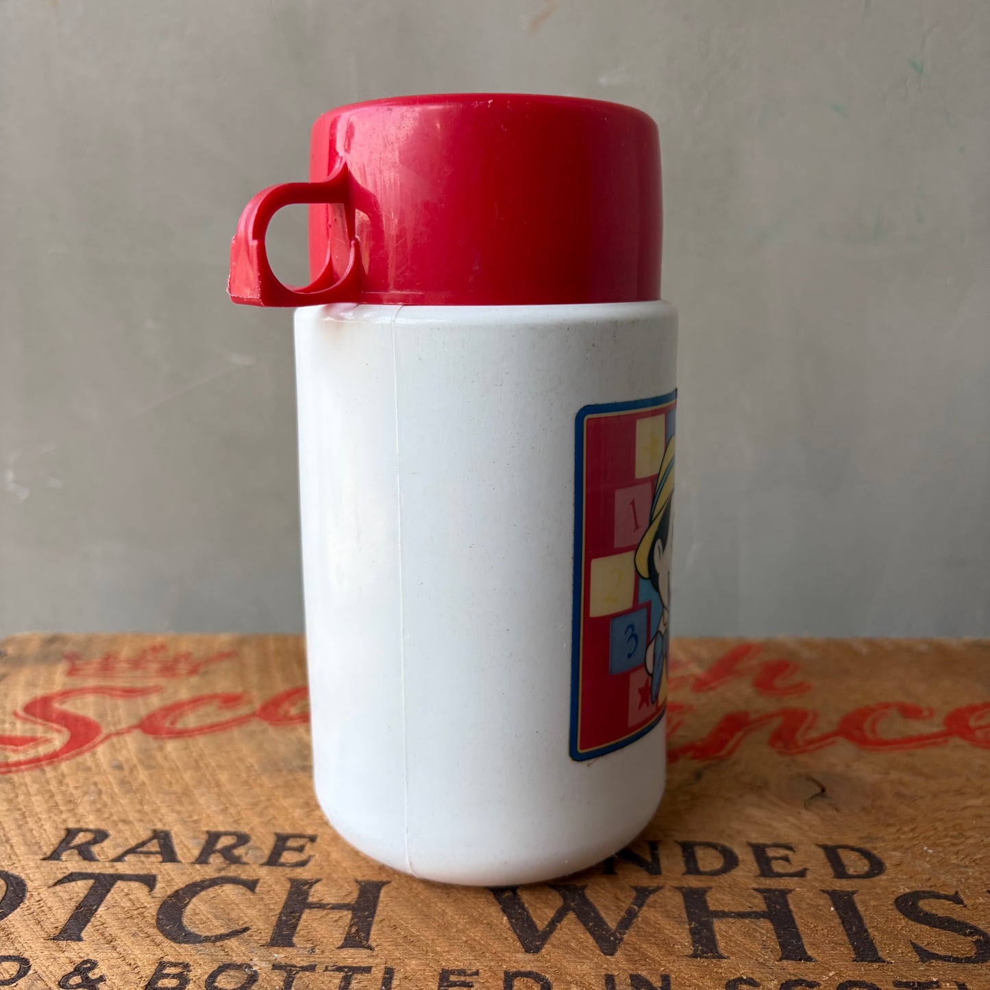 【USA vintage】Thermos Pinocchio Plastic Bottle