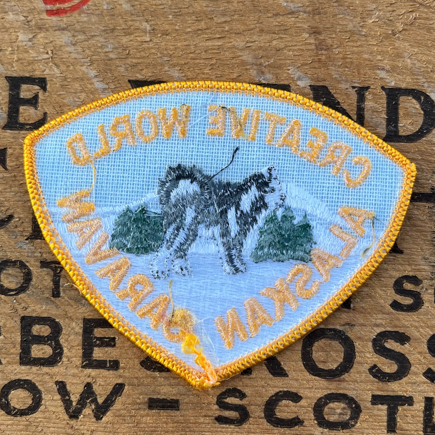 【USA vintage】Creative World Alaskan Caravan Patch