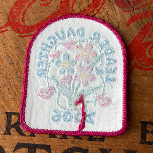 【USA vintage】Girl Scout Patch Leader Daughter