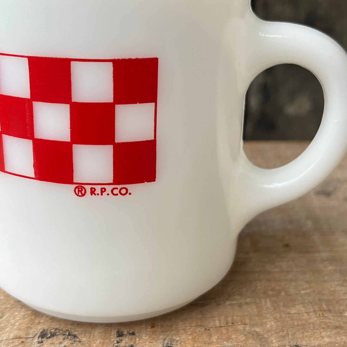 【USA vintage】Hazel Atlas R.P.CO. Purina Mug Cup