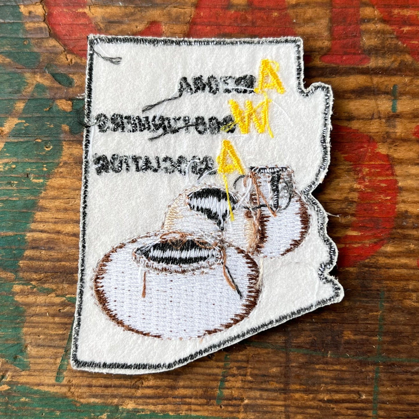 【USA vintage】ワッペン　ARIZONA WOODTURNERS ASSOCIATION