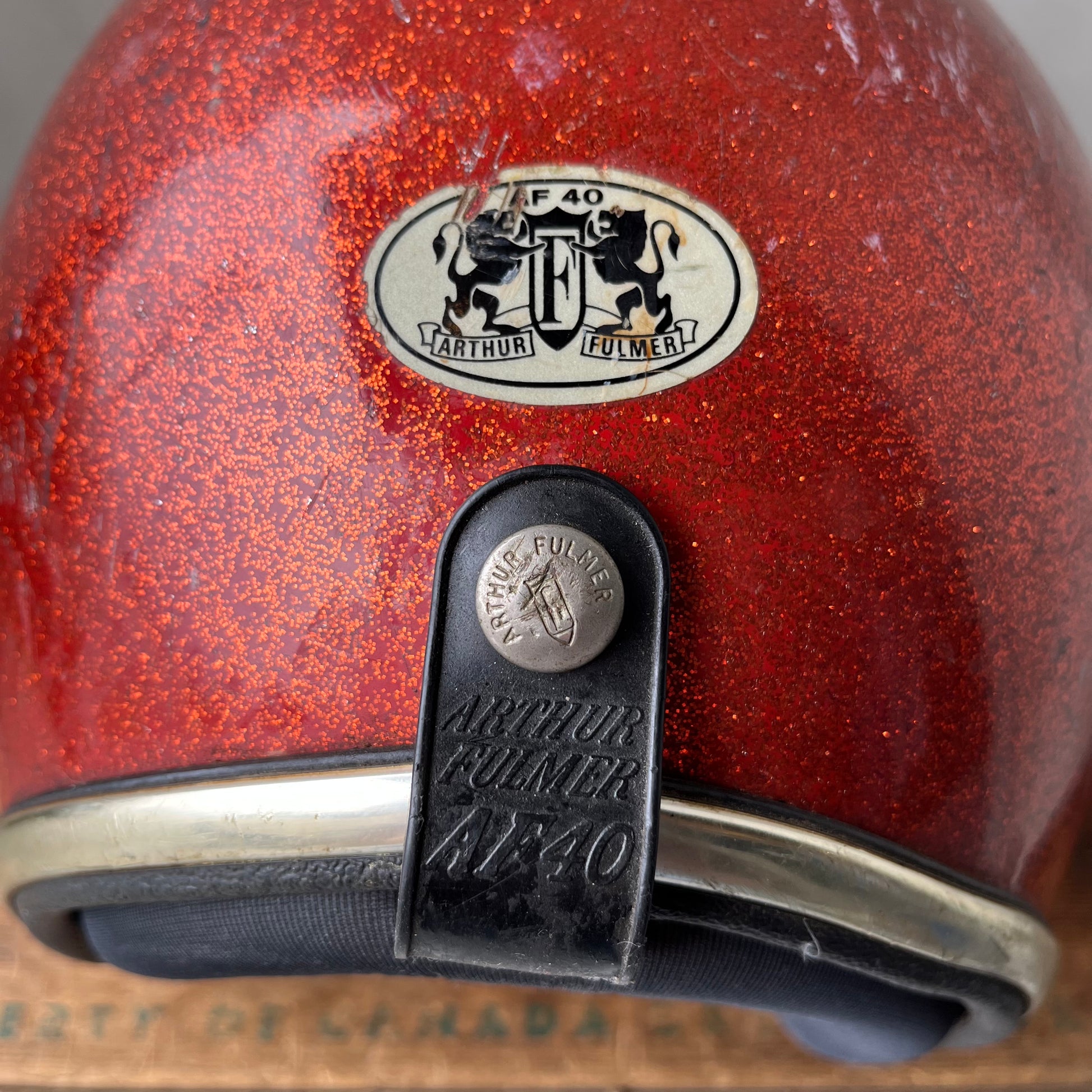 USA vintage】ARTHUR FULMER AF40 Helmet – 雑貨屋ポッポ USA vintage】ARTHUR FULMER AF40 Helmet – 雑貨屋ポッポ