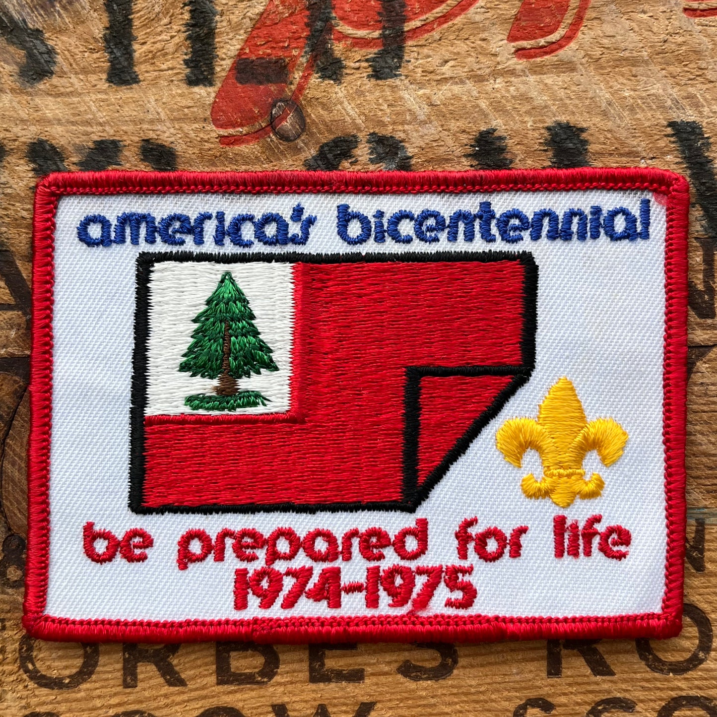【USA vintage】Boy Scout Patch Be Prepared for Life