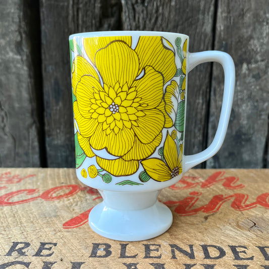 【JPN vintage】Goodwood Floral Pedestal Mug Cup