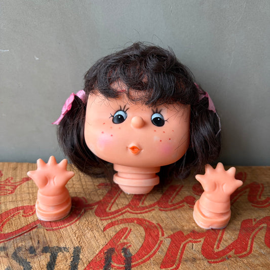 【USA vintage】Doll head Girl Brunette