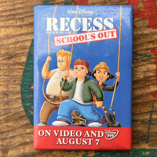 【USA】映画　缶バッジ　RECESS