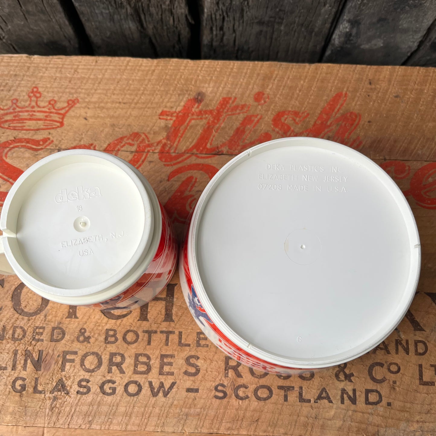 【USA vintage】Cracker Jack Cereal Bowl & Cup