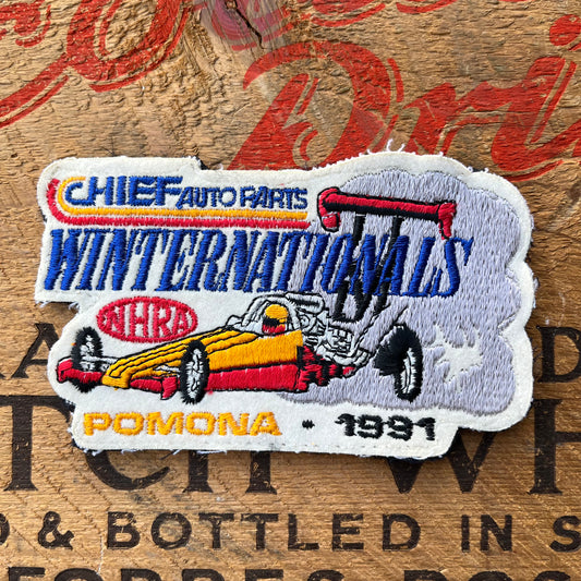【USA vintage】NHRA 1991 Pomona Nationals Racing Patch