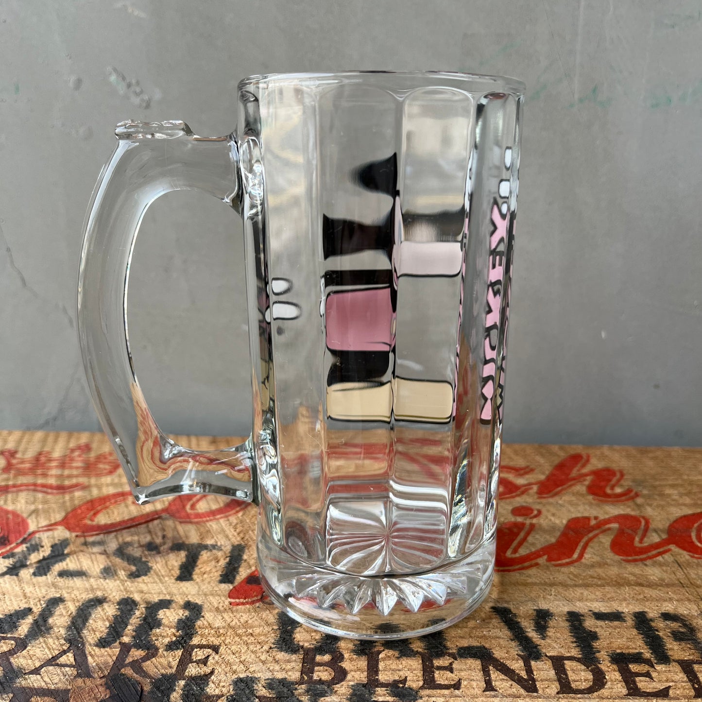 【USA vintage】Mickey Mouse Heavy Beer Mug