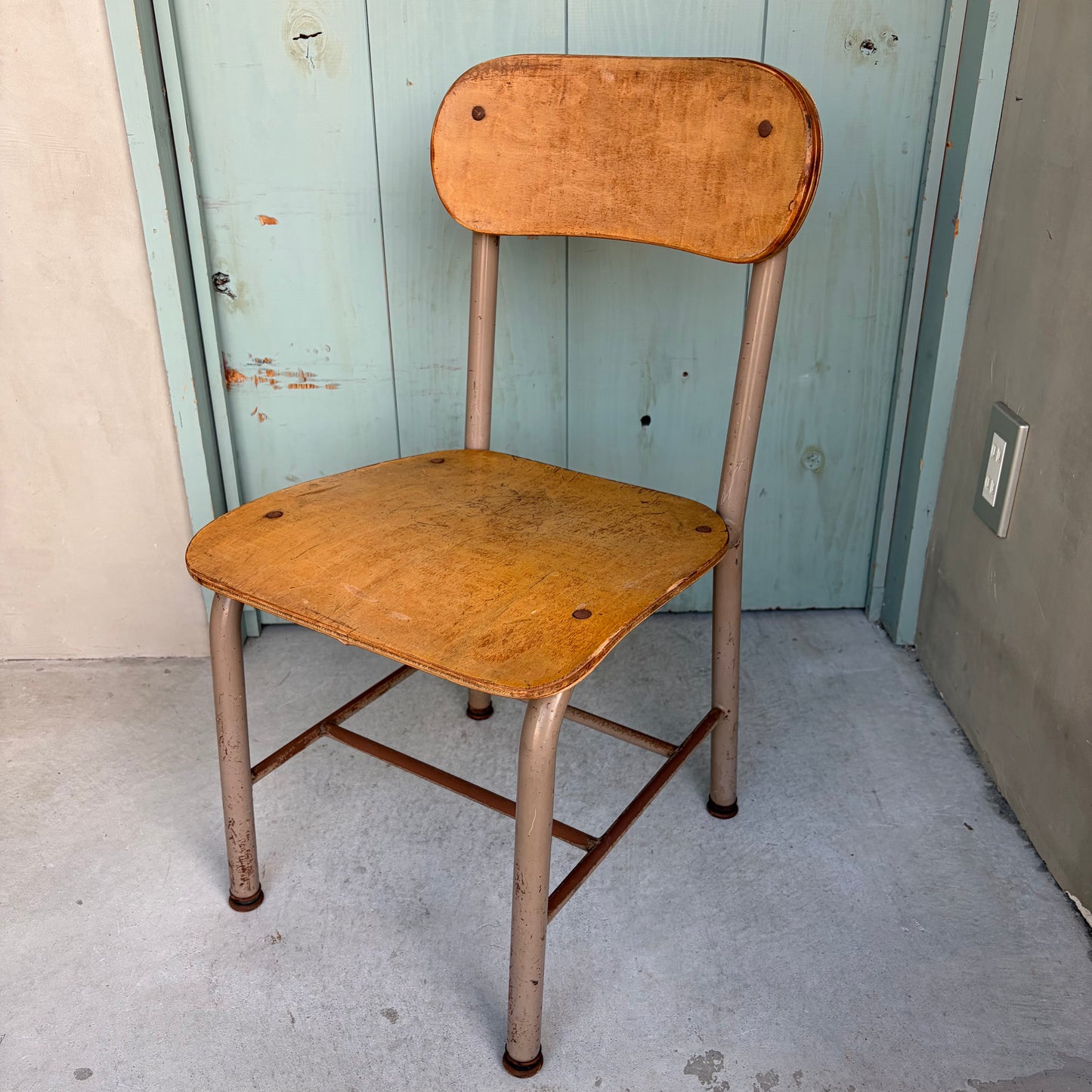 【USA vintage】NORCOR Manufacturing Company, Inc. School Chair ②