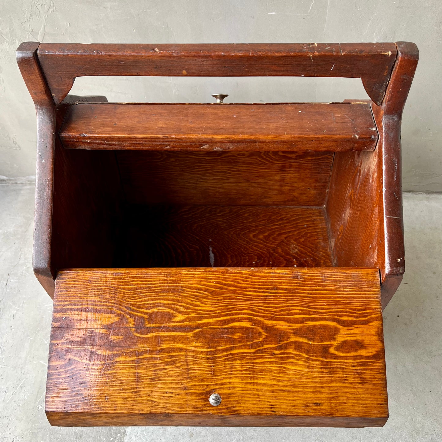 【USA vintage】Wooden Sewing Box