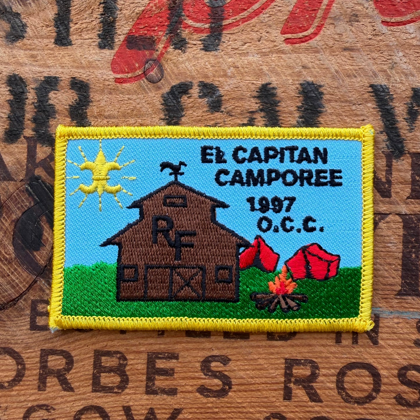 【USA vintage】Boy Scout EL CAPTAIN CAMPOREE Patch
