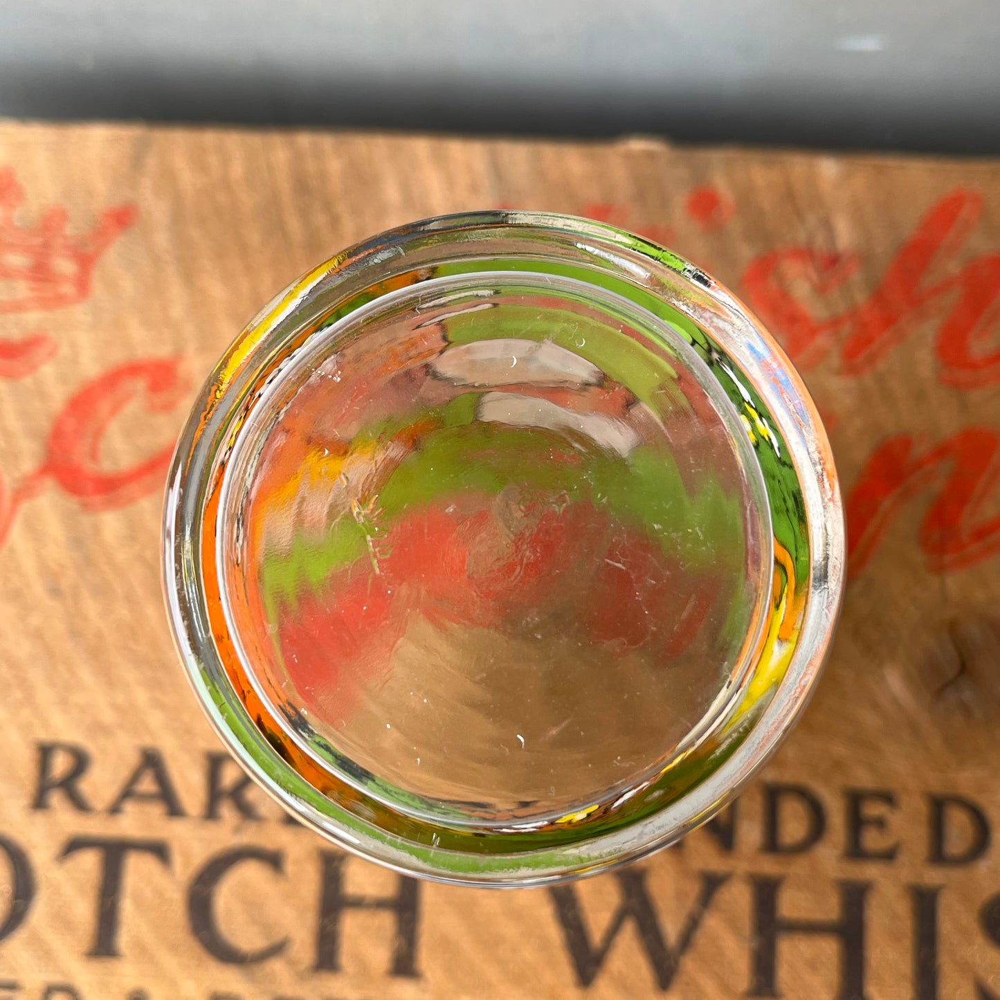 【USA vintage】80s Shirt Tales Glass