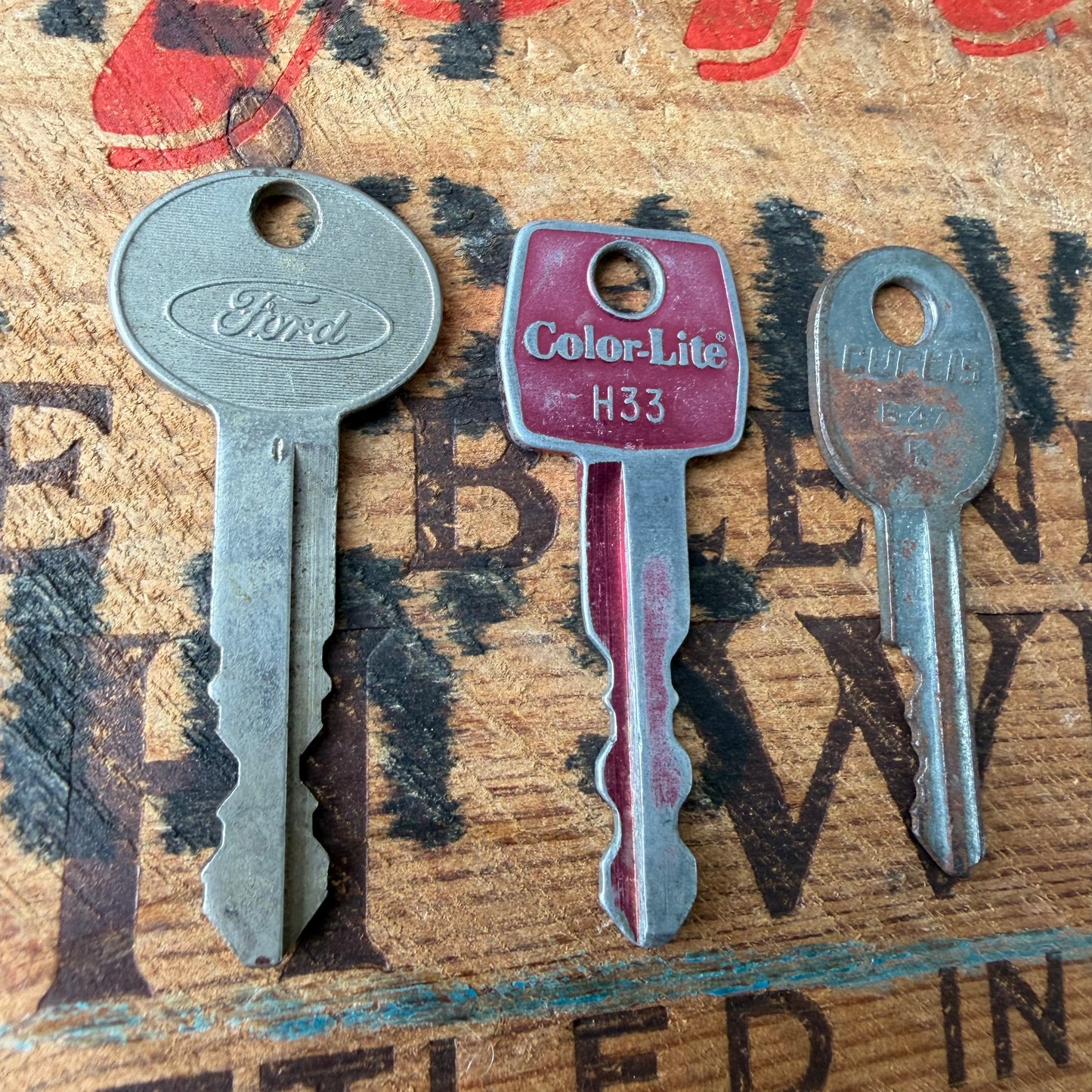 【USA vintage】key set classic cars