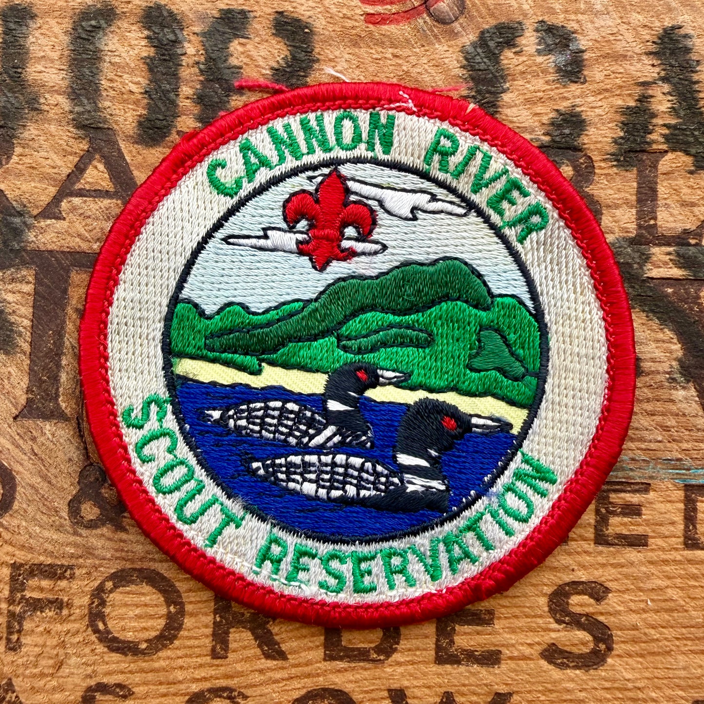 【USA vintage】Boy Scout Patch Cannon River