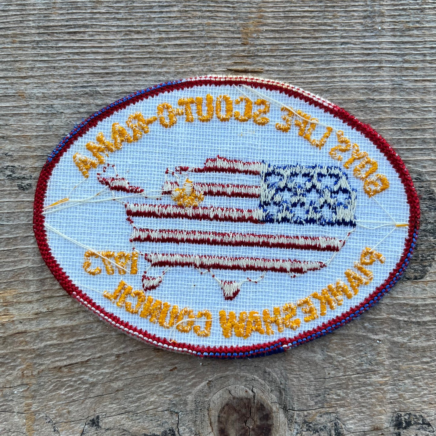 【USA vintage】Boy Scout Patch  PLANKEDHAWCOUNCIL