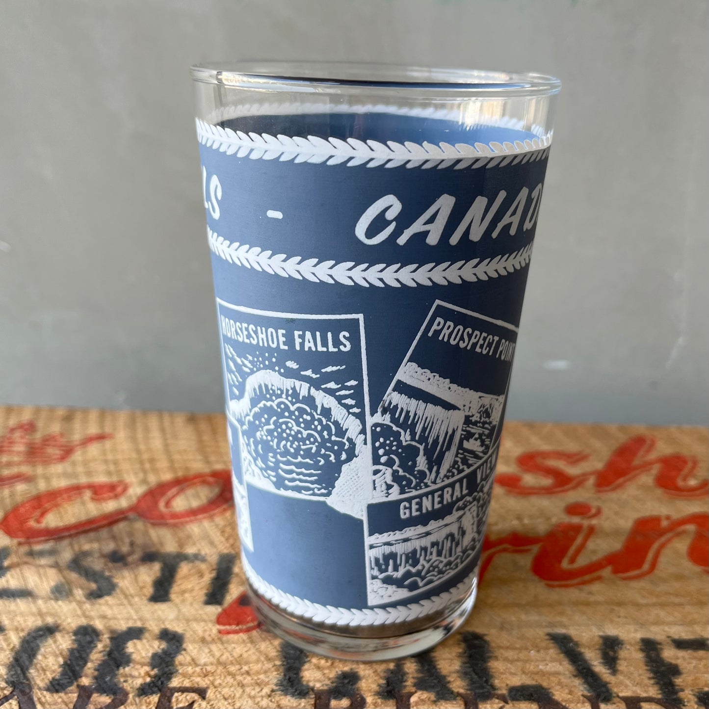 【USA vintage】Federal Niagara Falls Glass