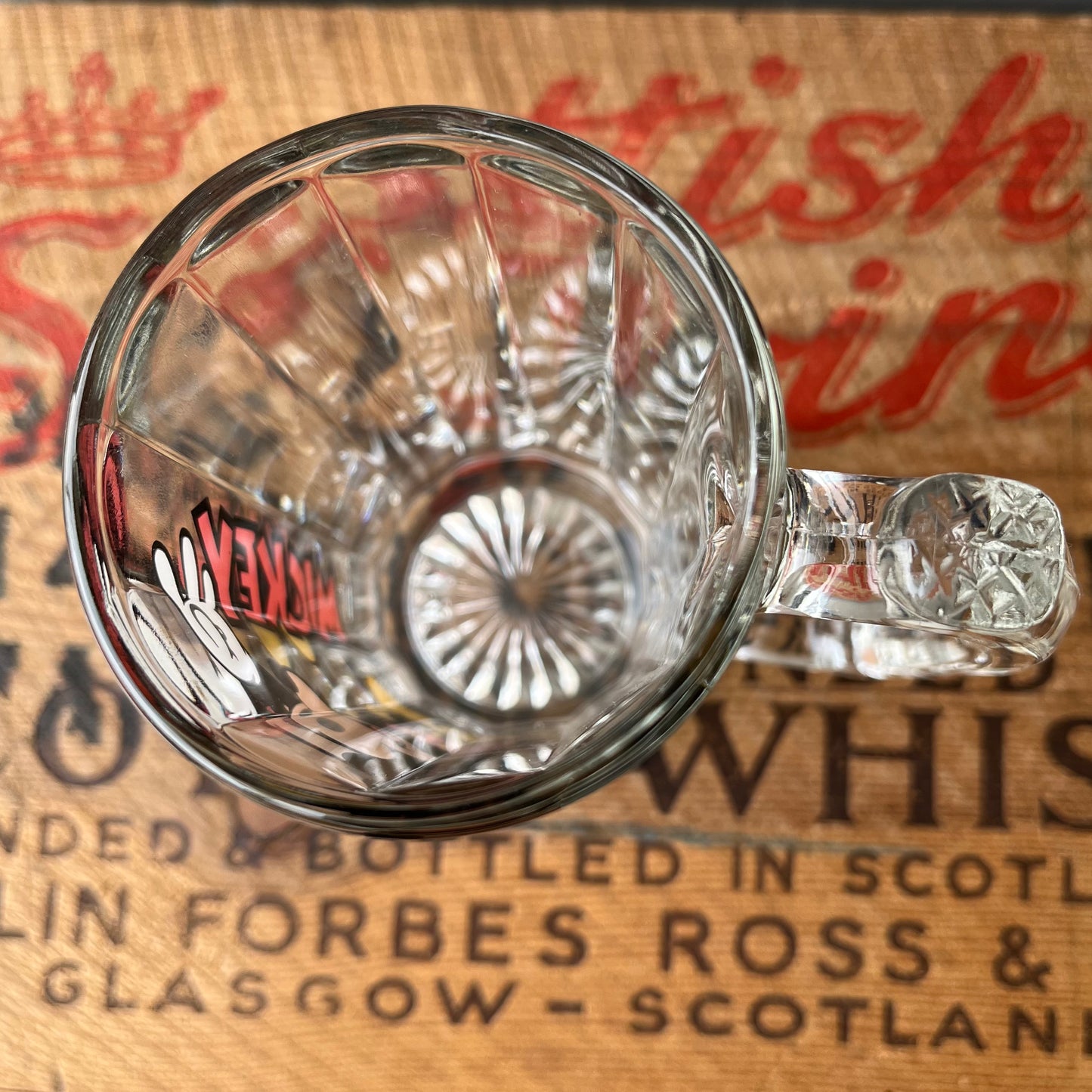 【USA vintage】Mickey Mouse Heavy Beer Mug