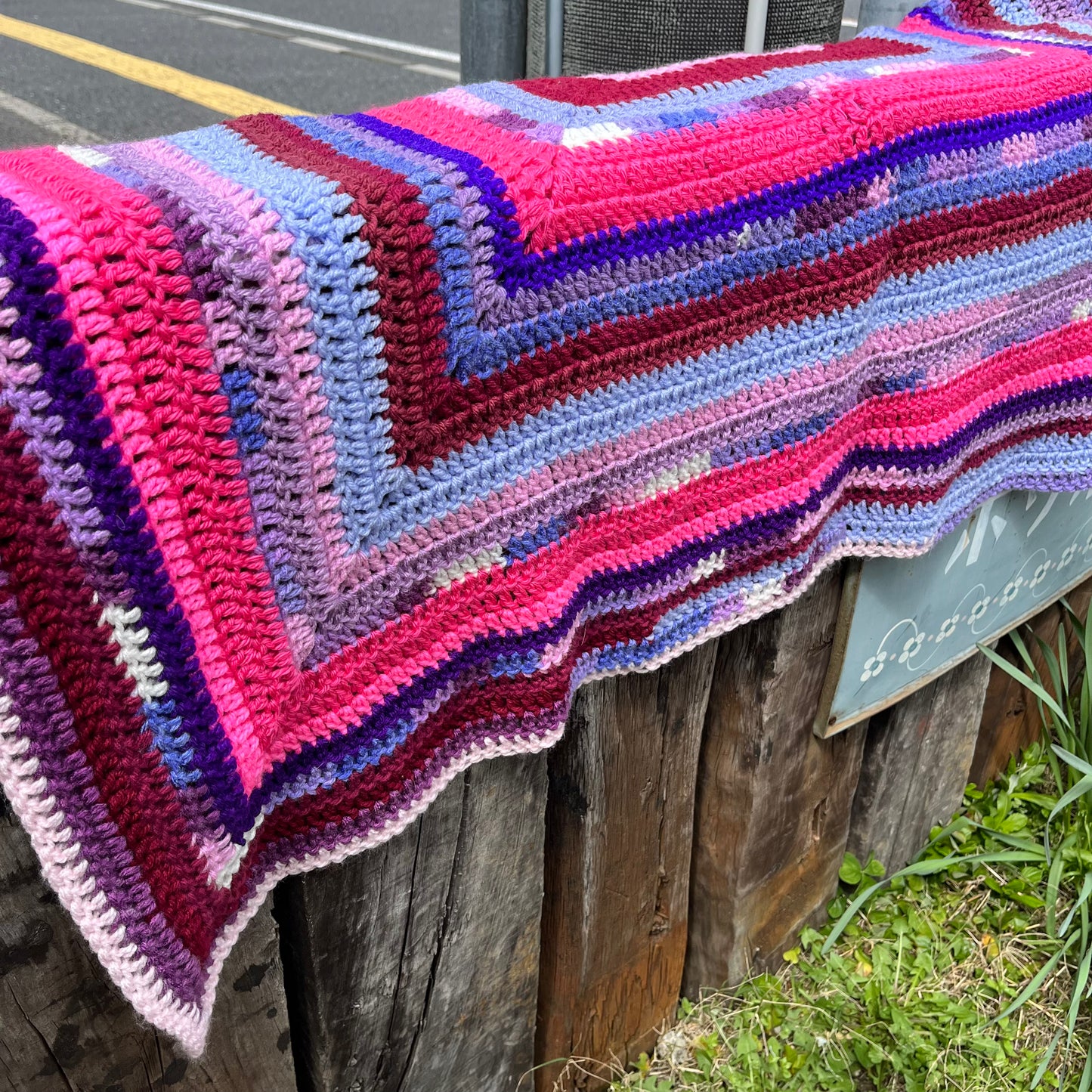 【USA vintage】Granny Blanket Granny Square